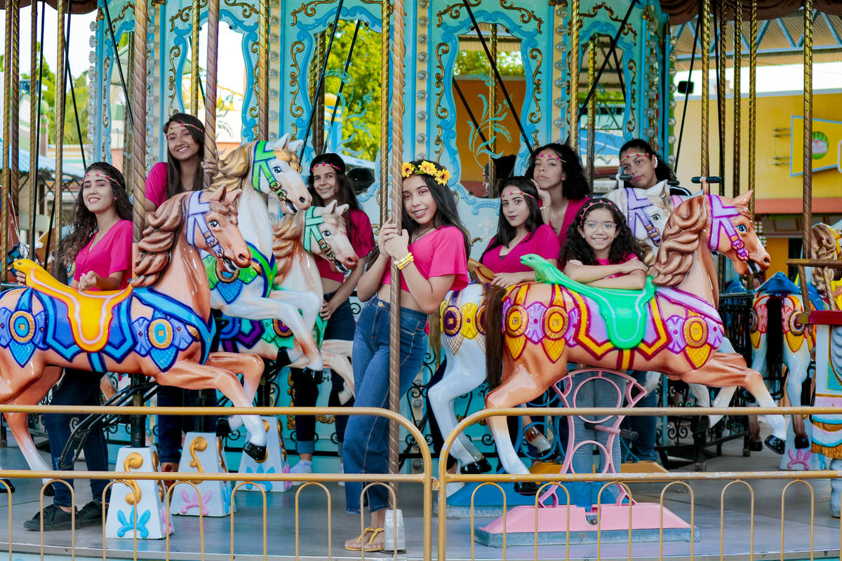 Aniversario 15 anos no Mirabilandia - Foto Rebecca Torquato