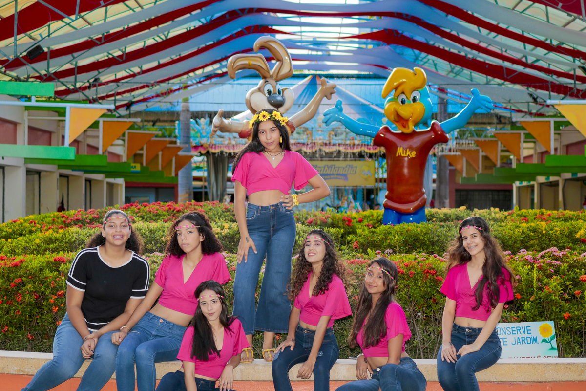 Aniversario 15 anos no Mirabilandia - Foto Rebecca Torquato
