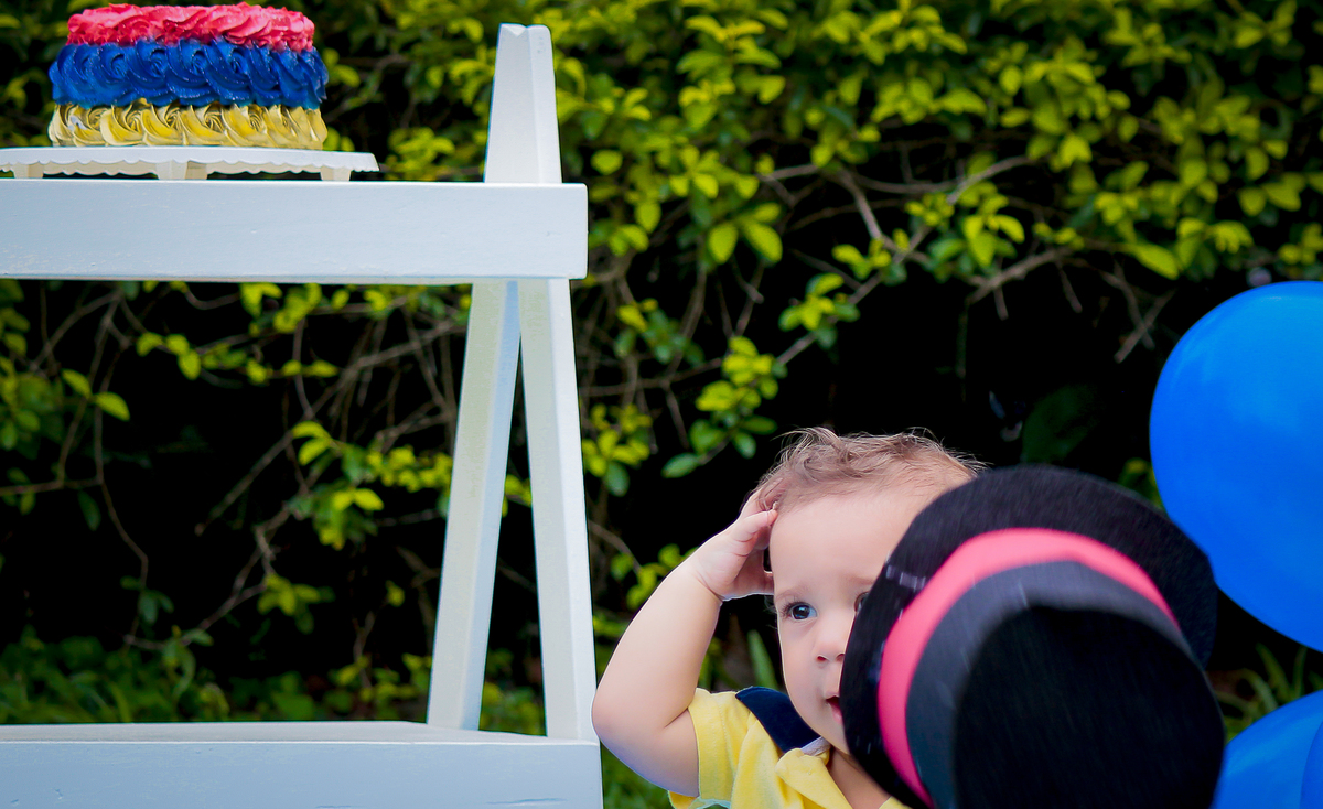 Ensaio Smash the Cake no Parque da Jaqueira - Fotógrafa Rebecca Torquato