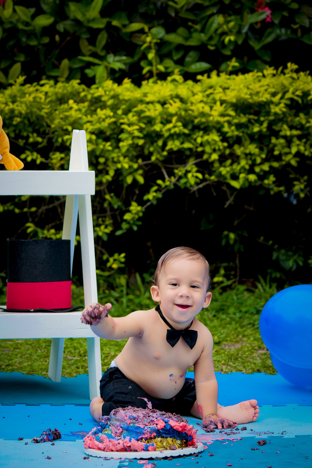 Ensaio Smash the Cake no Parque da Jaqueira - Fotógrafa Rebecca Torquato
