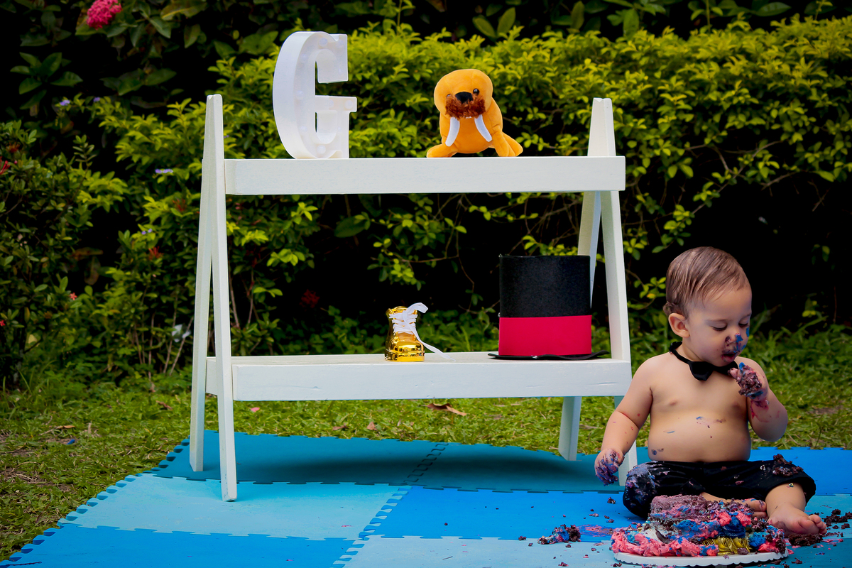 Ensaio Smash the Cake no Parque da Jaqueira - Fotógrafa Rebecca Torquato