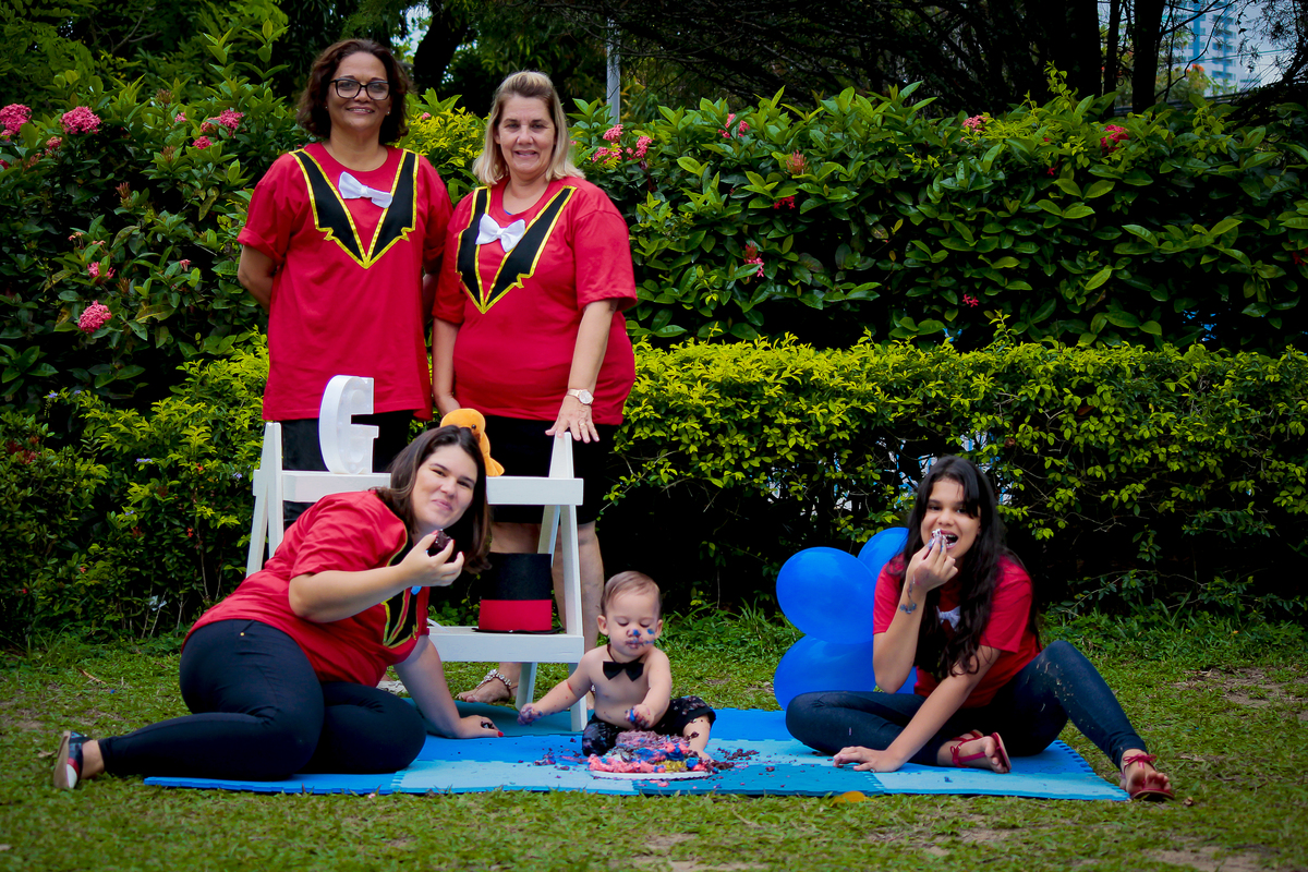 Ensaio Smash the Cake no Parque da Jaqueira - Fotógrafa Rebecca Torquato