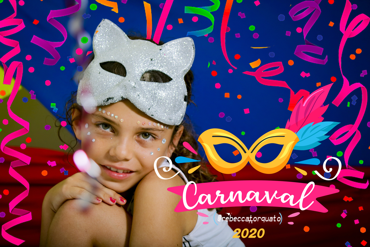 Mini Ensaio de carnaval de Maria Eduarda - Foto Rebecca Torquato