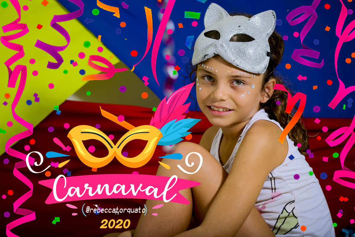 Mini Ensaio de carnaval de Maria Eduarda - Foto Rebecca Torquato