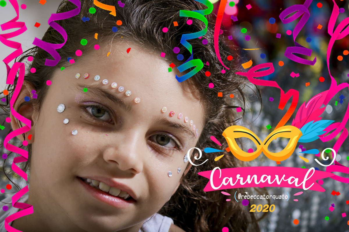 Mini Ensaio de carnaval de Maria Eduarda - Foto Rebecca Torquato