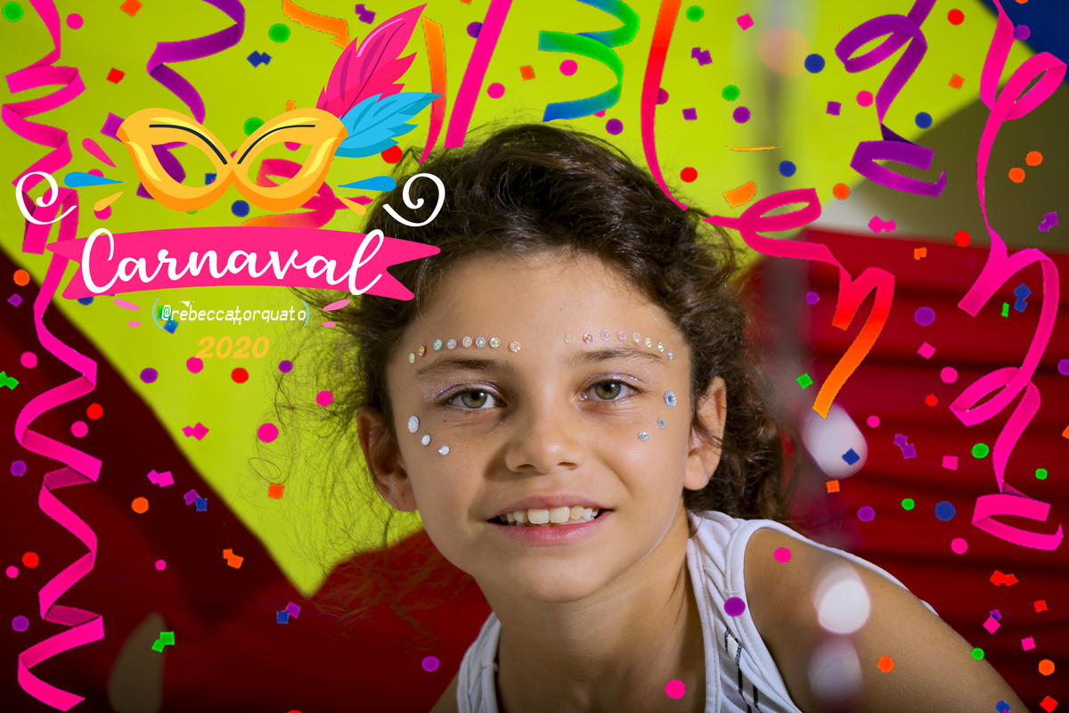 Mini Ensaio de carnaval de Maria Eduarda - Foto Rebecca Torquato