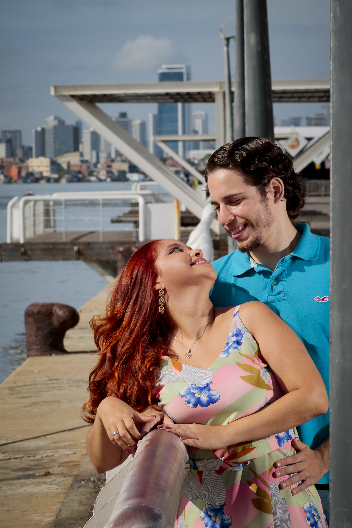 Ensaio de Casal - Noivos no Recife Antigo - Foto Rebecca Torquato