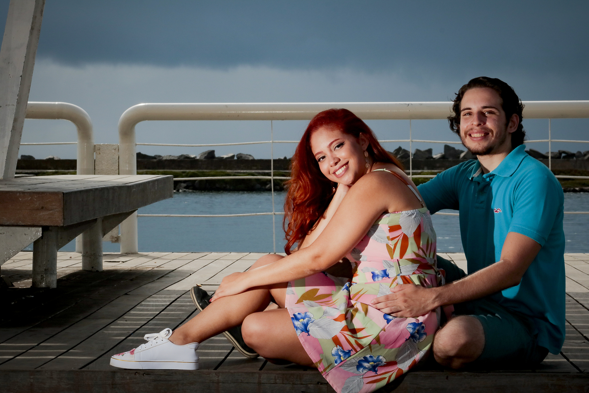 Ensaio de Casal - Noivos no Recife Antigo - Foto Rebecca Torquato