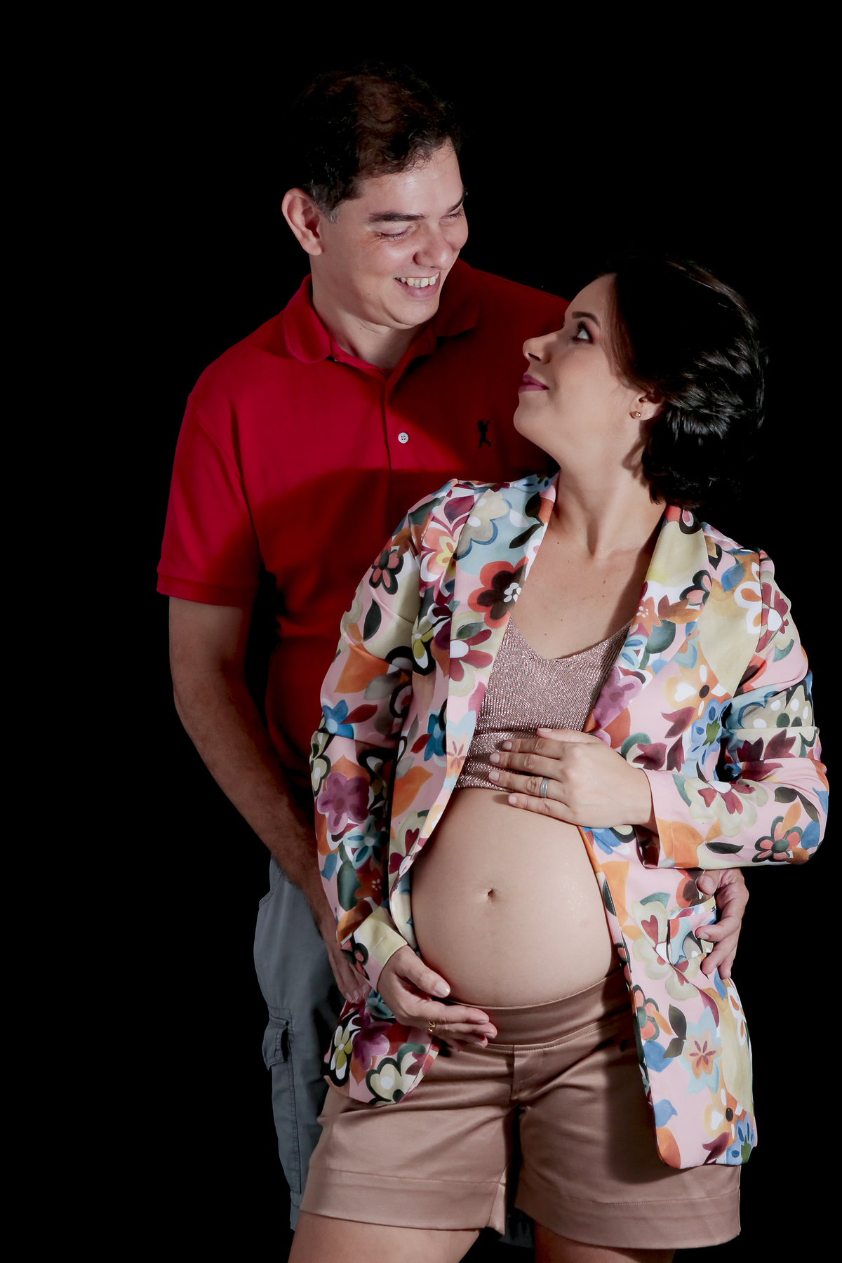 Ensaio Gestante em Estúdio - Foto rebecca Torquato