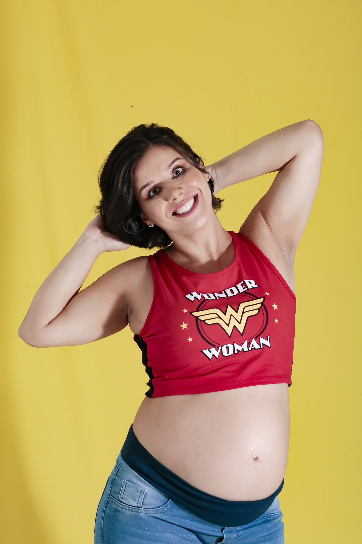 Ensaio Gestante em Estúdio - Foto rebecca Torquato