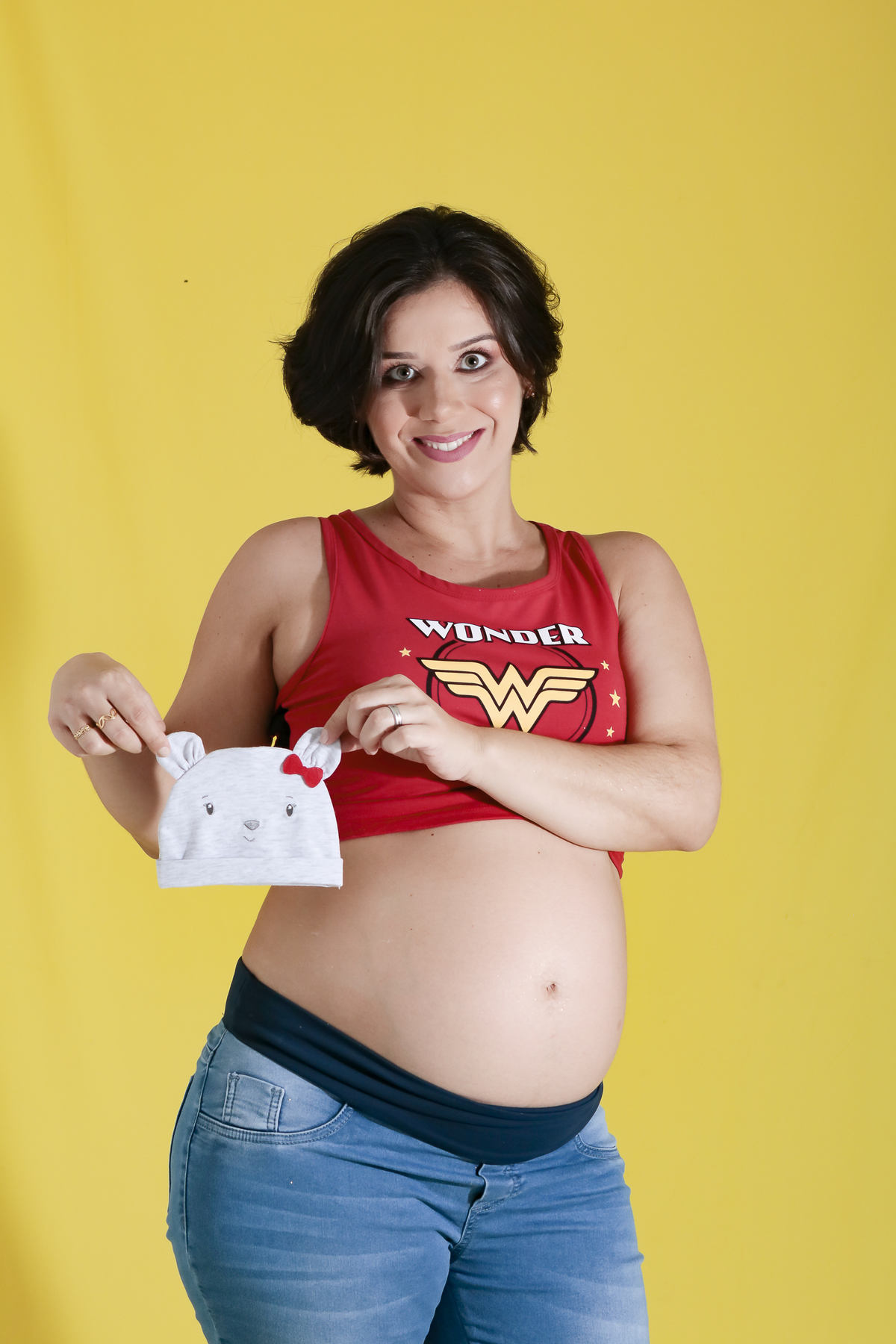 Ensaio Gestante em Estúdio - Foto rebecca Torquato