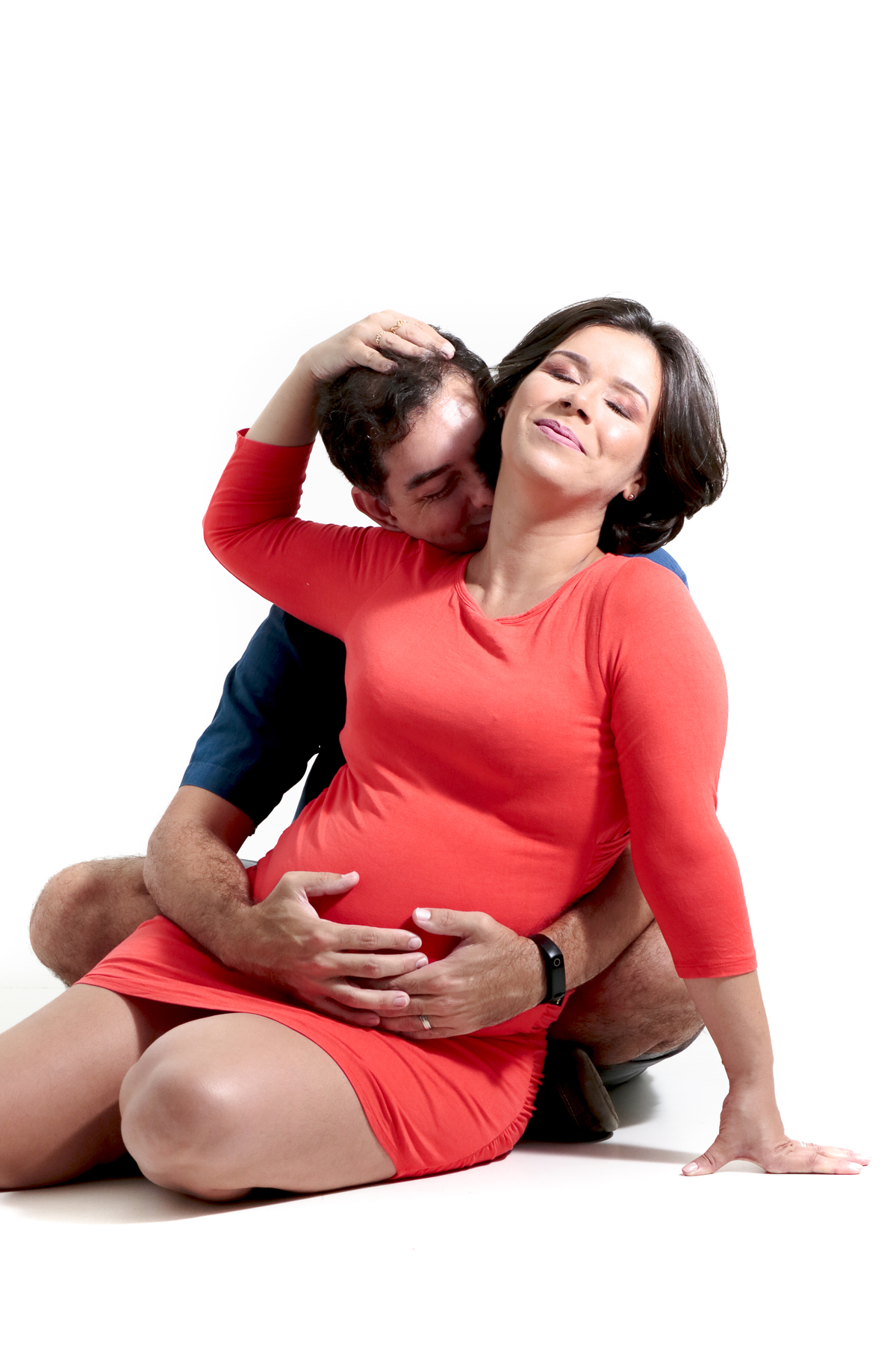 Ensaio Gestante em Estúdio - Foto rebecca Torquato