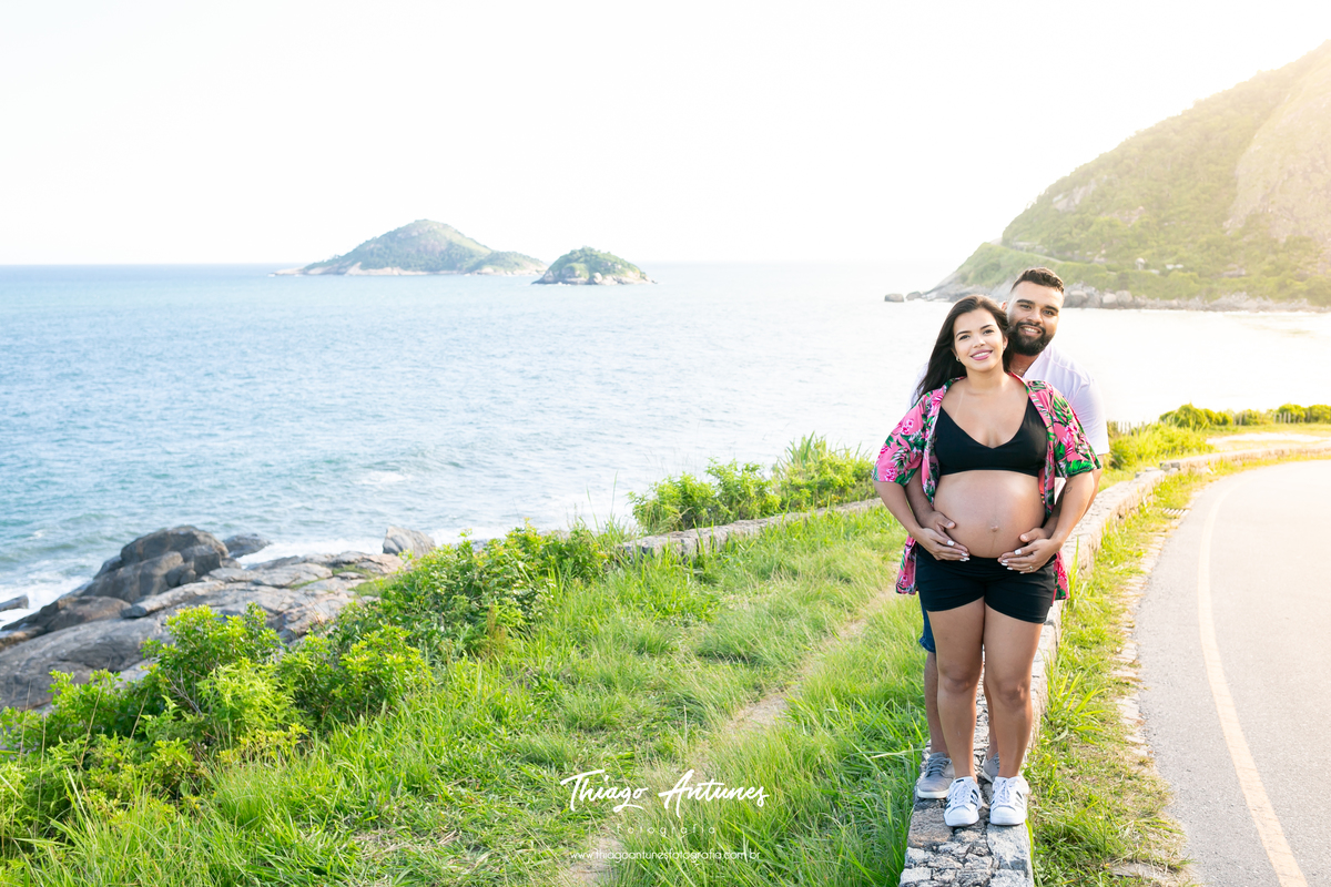Ensaio de gestante - Mamãe Micaelly e Papai Fabrício - Barra da Tijuca, Grumari, Rio de Janeiro - Filha Laura - Fotografo infantil e de gestante Thiago Antunes