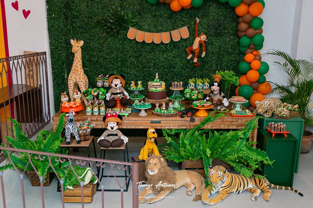 Festa infantil tema safari - Gustavo fez três anos - Botafogo Rio de Janeiro - Quintal Festas - Fotógrafo infantil Thiago Antunes