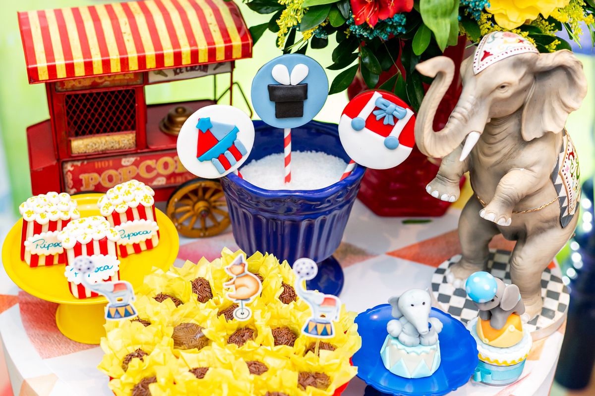 Festa do Lorenzo de um ano, tema da decoração infantil circo - Leblon, Rio de Janeiro - Fotógrafo infantil Thiago Antunes