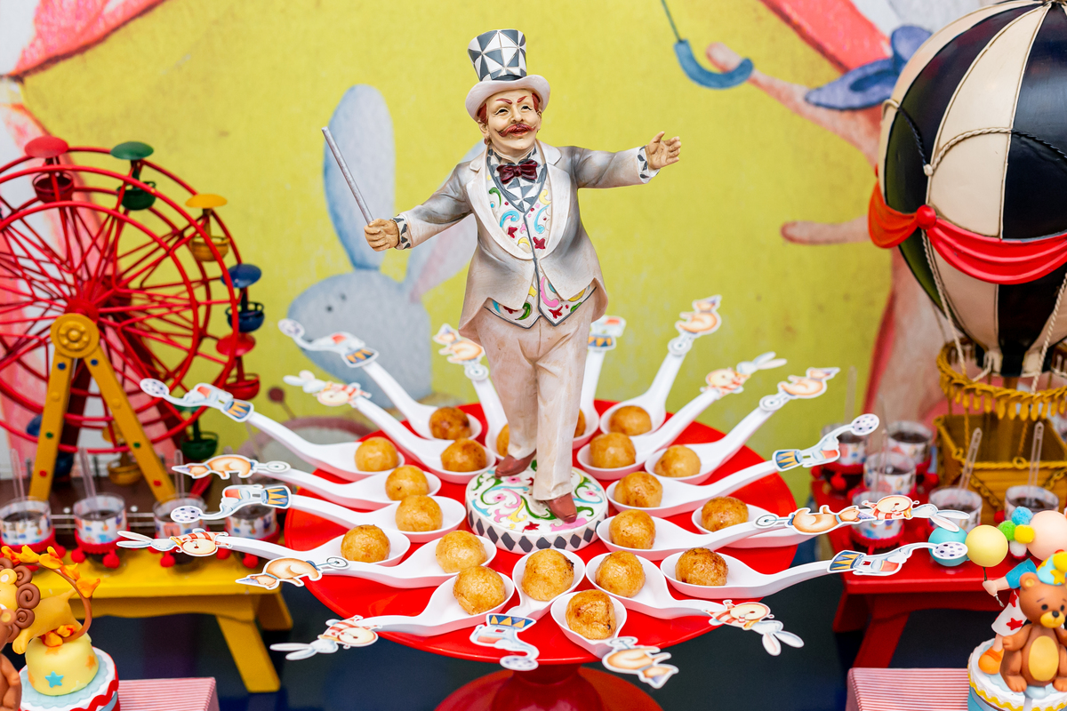 Festa do Lorenzo de um ano, tema da decoração infantil circo - Leblon, Rio de Janeiro - Fotógrafo infantil Thiago Antunes