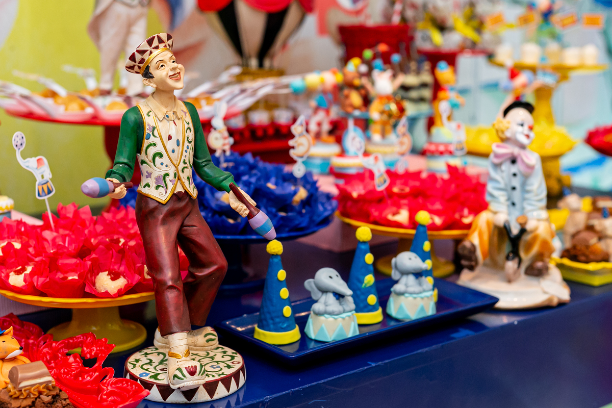 Festa do Lorenzo de um ano, tema da decoração infantil circo - Leblon, Rio de Janeiro - Fotógrafo infantil Thiago Antunes