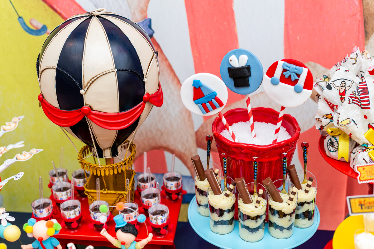 Festa do Lorenzo de um ano, tema da decoração infantil circo - Leblon, Rio de Janeiro - Fotógrafo infantil Thiago Antunes