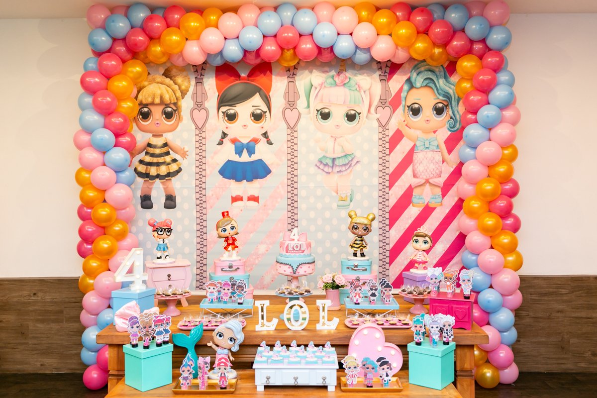 Festa infantil do tema LOL, Camila fez quatro anos, Barra da Tijuca, Rio de Janeiro - Fotógrafo infantil Thiago Antunes