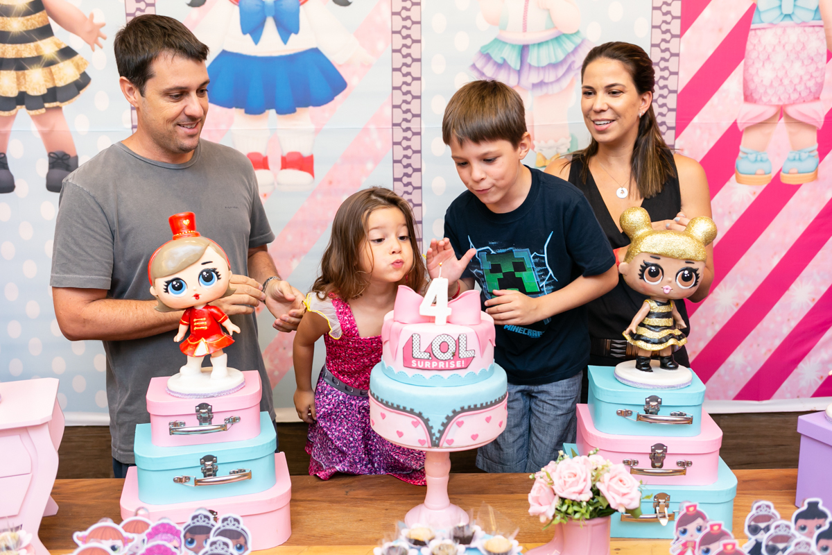 Festa infantil do tema LOL, Camila fez quatro anos, Barra da Tijuca, Rio de Janeiro - Fotógrafo infantil Thiago Antunes