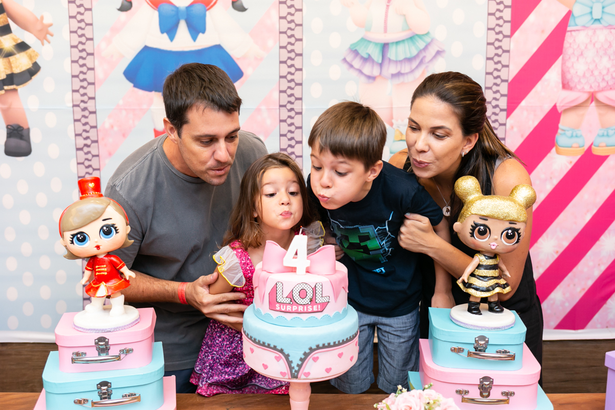 Festa infantil do tema LOL, Camila fez quatro anos, Barra da Tijuca, Rio de Janeiro - Fotógrafo infantil Thiago Antunes