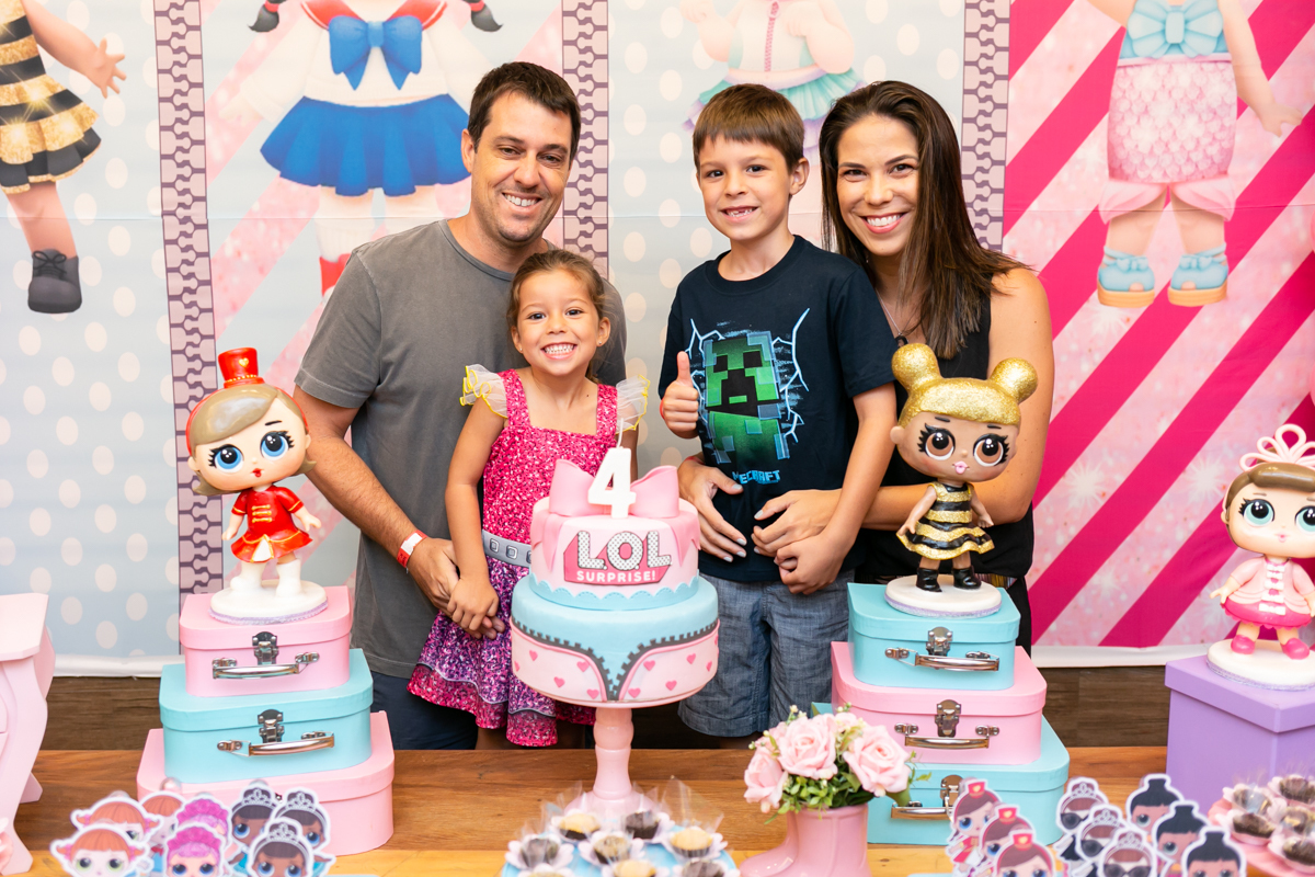 Festa infantil do tema LOL, Camila fez quatro anos, Barra da Tijuca, Rio de Janeiro - Fotógrafo infantil Thiago Antunes