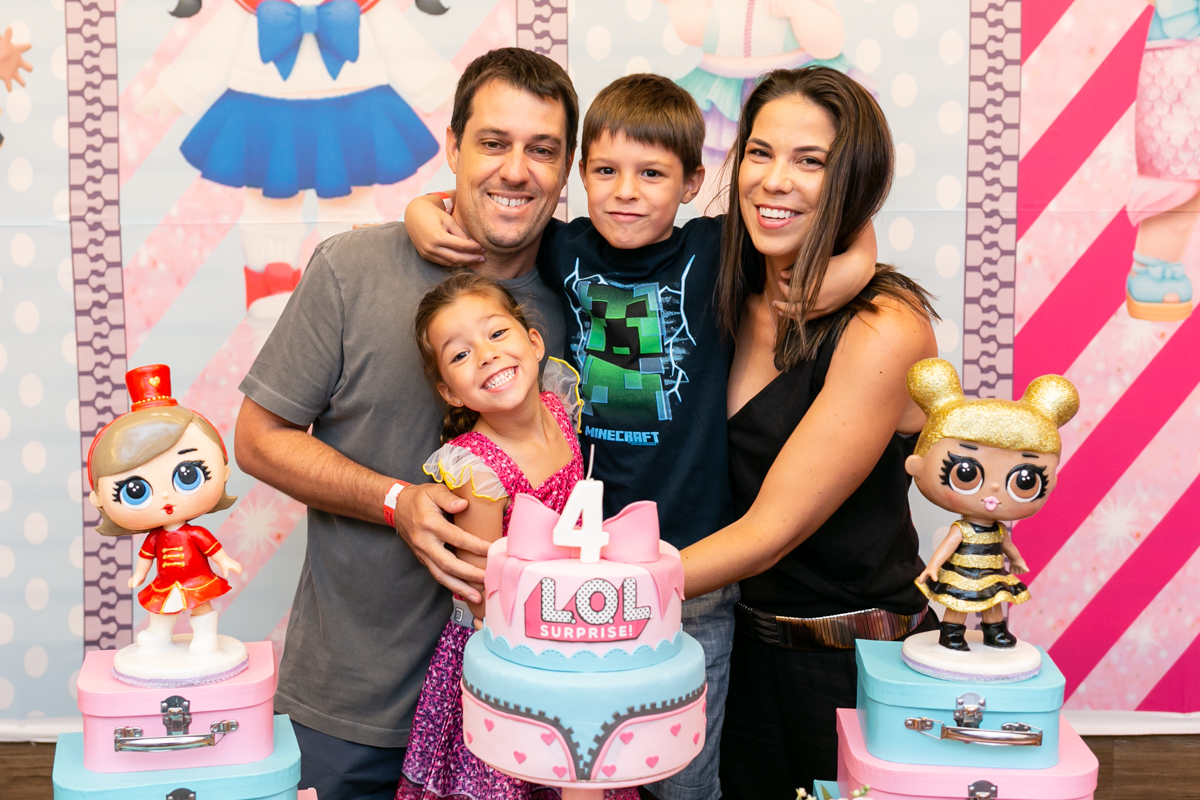 Festa infantil do tema LOL, Camila fez quatro anos, Barra da Tijuca, Rio de Janeiro - Fotógrafo infantil Thiago Antunes