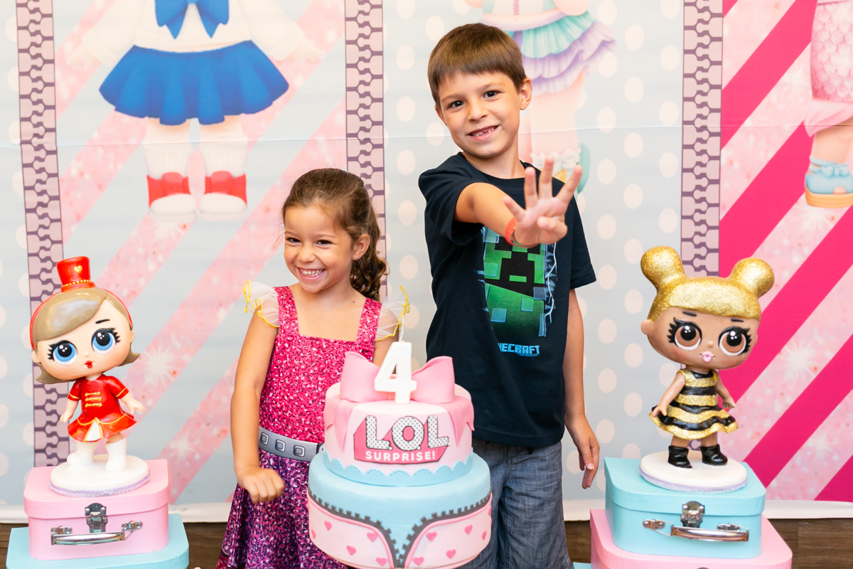 Festa infantil do tema LOL, Camila fez quatro anos, Barra da Tijuca, Rio de Janeiro - Fotógrafo infantil Thiago Antunes