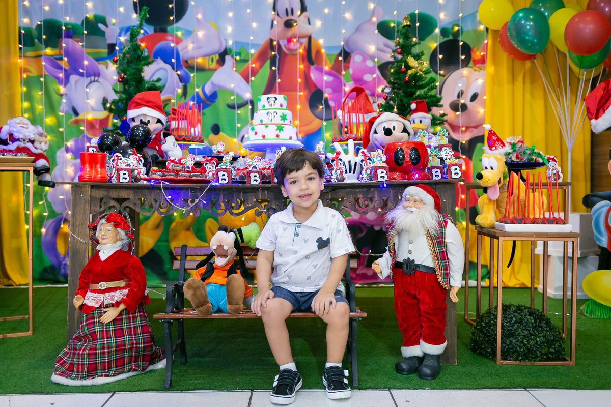 Festa infantil tema turma do Mickey, Bernardo fez três anos, Tijuca, Rio de Janeiro - Fotógrafo infantil Thiago Antunes