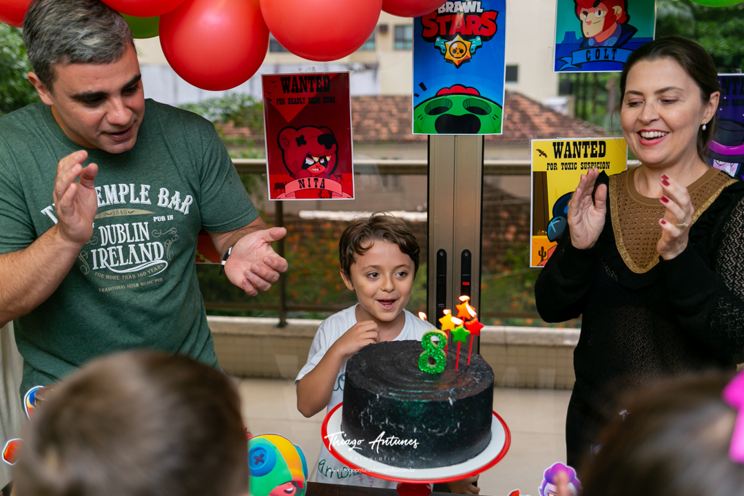 Henrique fez oito anos, festa infantil na Limusine - Niterói, Rio de Janeiro - Fotógrafo infantil Thiago Antunes