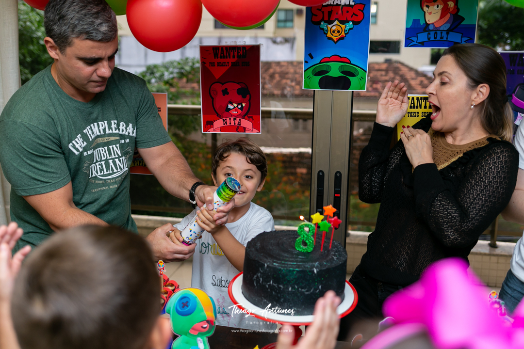 Henrique fez oito anos, festa infantil na Limusine - Niterói, Rio de Janeiro - Fotógrafo infantil Thiago Antunes