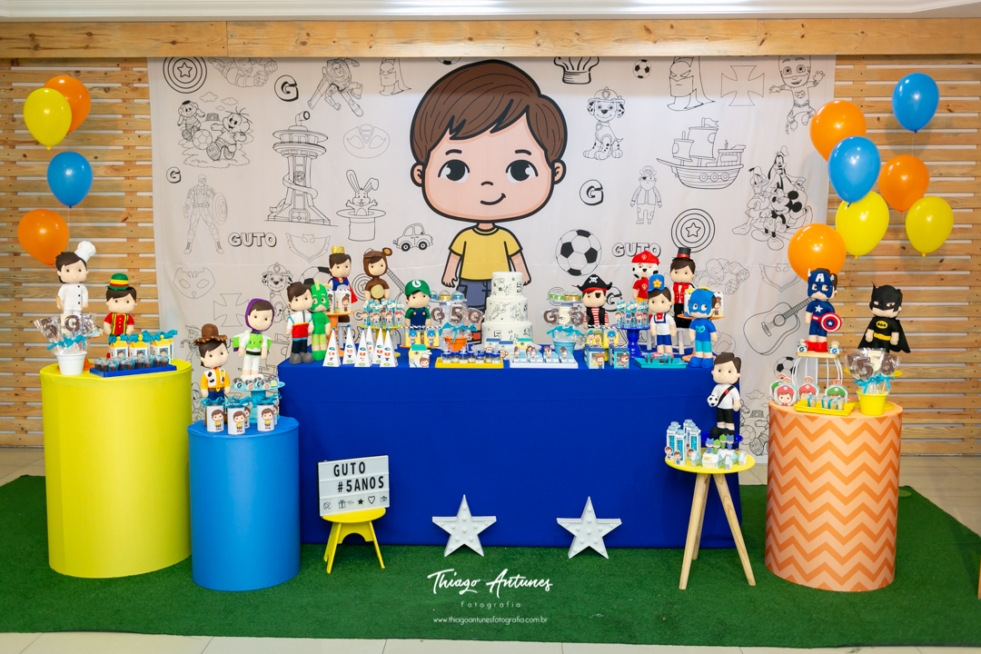 Festa do Gustavo de 5 anos - Joá, Rio de Janeiro, Casa de festas UniDuniTê - Fotografo infantil Thiago Antunes em Rio de Janeiro