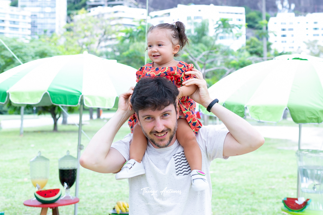 Festa da Lia de 1 ano - picnic pique nique - Lagoa Rodrigo de Freitas, Rio de Janeiro - Fotografo infantil Thiago Antunes em Rio de Janeiro