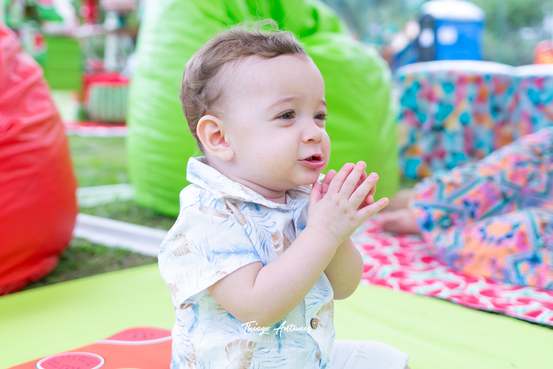 Festa da Lia de 1 ano - picnic pique nique - Lagoa Rodrigo de Freitas, Rio de Janeiro - Fotografo infantil Thiago Antunes em Rio de Janeiro