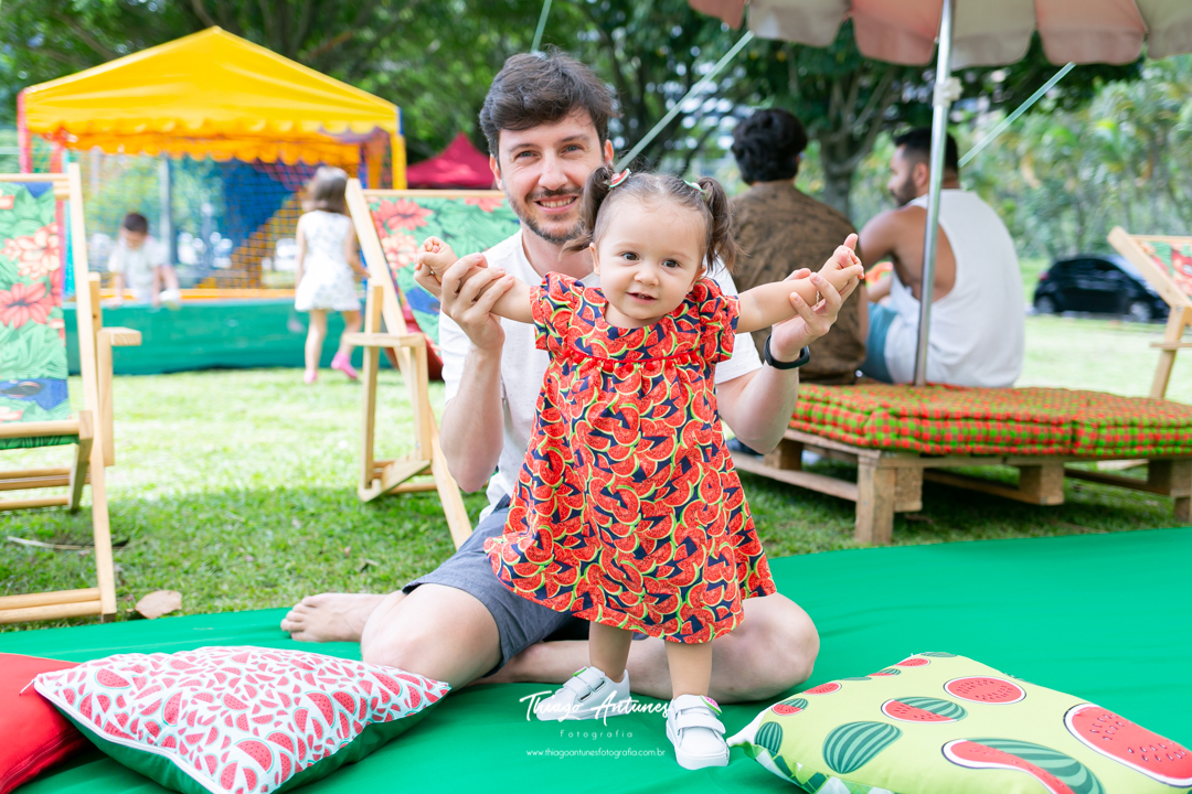 Festa da Lia de 1 ano - picnic pique nique - Lagoa Rodrigo de Freitas, Rio de Janeiro - Fotografo infantil Thiago Antunes em Rio de Janeiro