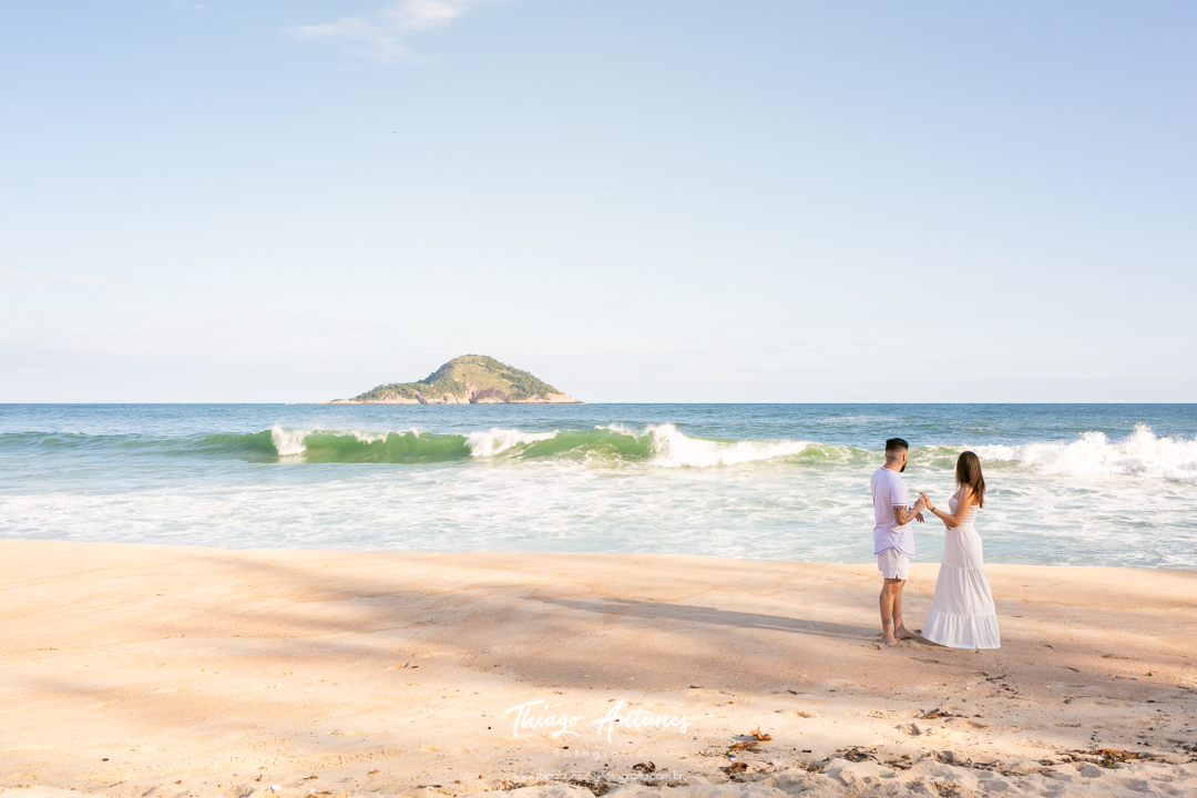 Ensaio gestante, revelação, ensaio família na praia, Fotógrafo Thiago Antunes em Rio de Janeiro