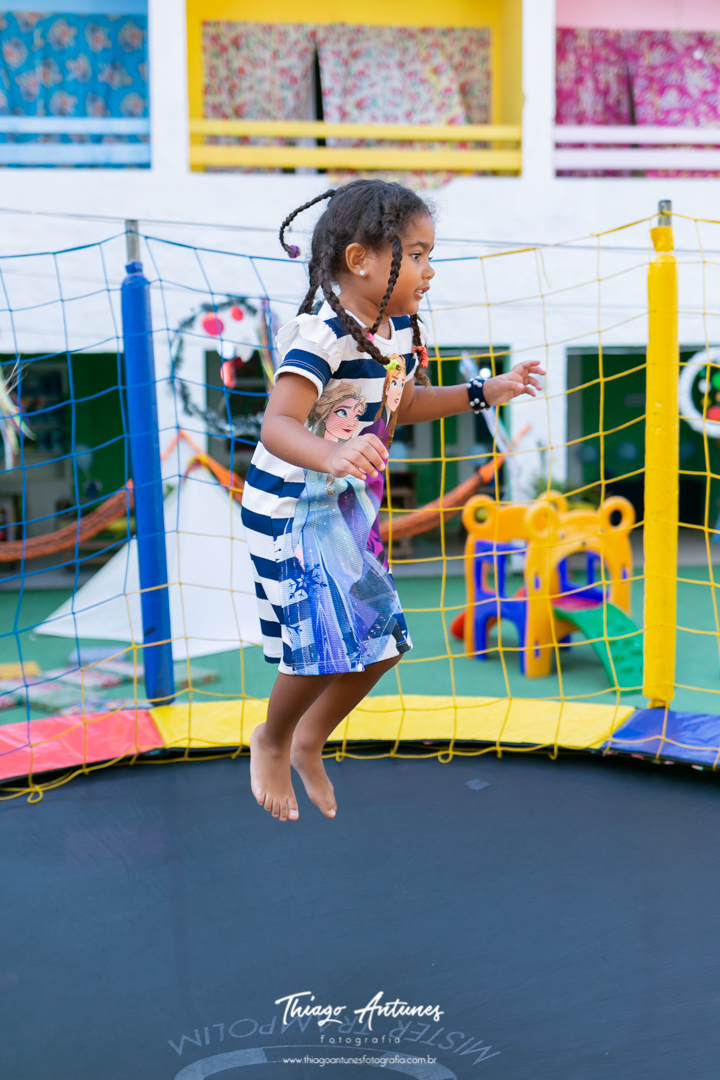 Festa da Milena de 5 ano - Brincadeiras no Quintal, Recreio, Rio de Janeiro - Fotografo infantil Thiago Antunes em Rio de Janeiro