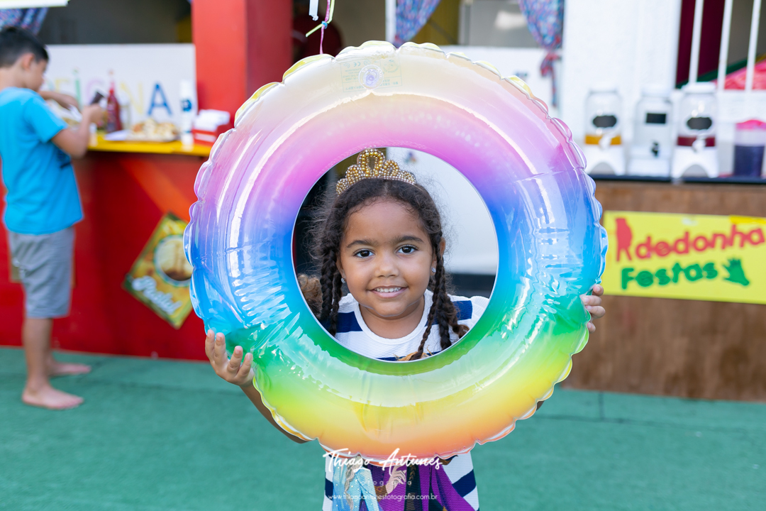 Festa da Milena de 5 ano - Brincadeiras no Quintal, Recreio, Rio de Janeiro - Fotografo infantil Thiago Antunes em Rio de Janeiro