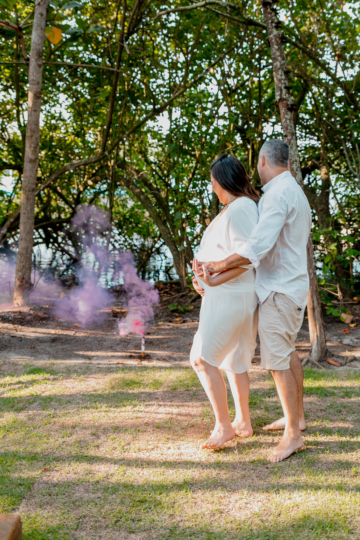 Ensaio de gestante na praia - Recreio, Rio de Janeiro - Fotógrafo de ensaios Thiago Antunes em Rio de Janeiro