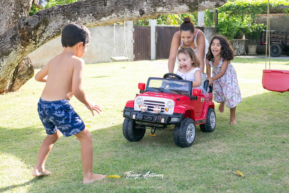Festa da Cecília 3 anos - Recreio dos Bandeirantes, Rio de Janeiro - Fotografo infantil Thiago Antunes em Rio de Janeiro