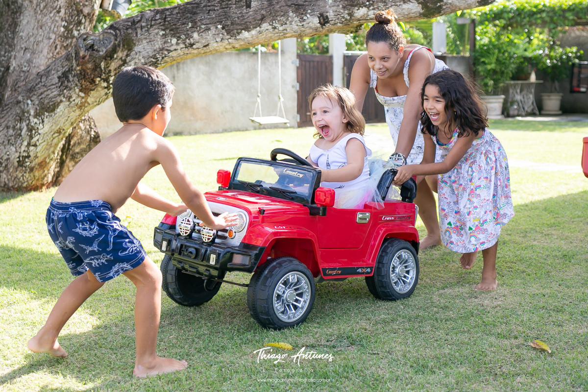 Festa da Cecília 3 anos - Recreio dos Bandeirantes, Rio de Janeiro - Fotografo infantil Thiago Antunes em Rio de Janeiro