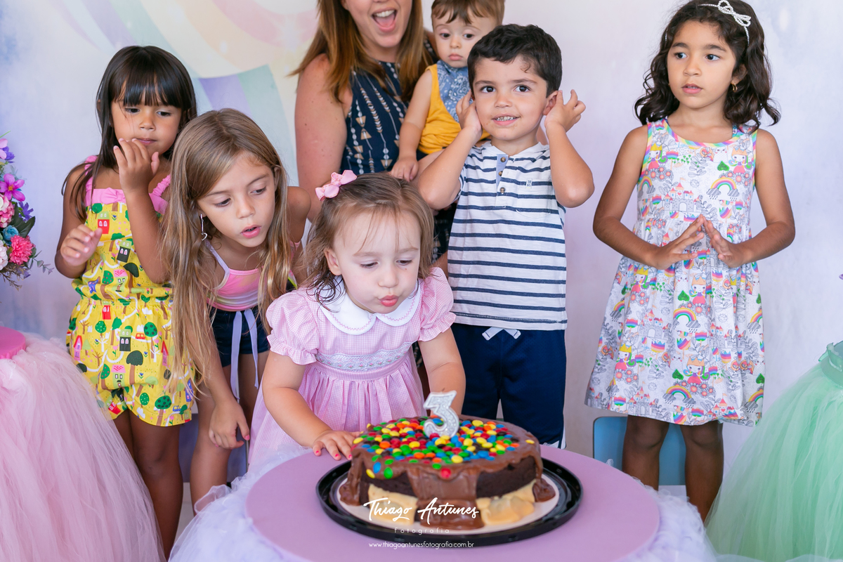 Festa da Cecília 3 anos - Recreio dos Bandeirantes, Rio de Janeiro - Fotografo infantil Thiago Antunes em Rio de Janeiro