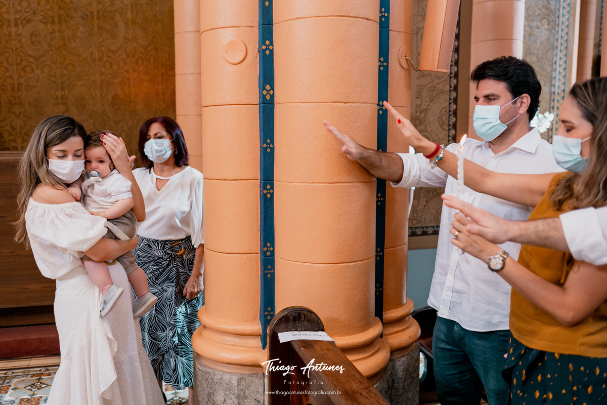 Batizado do Pedro Paulo - Ipanema, Rio de Janeiro - Fotografo infantil de batizado Thiago Antunes em Rio de Janeiro