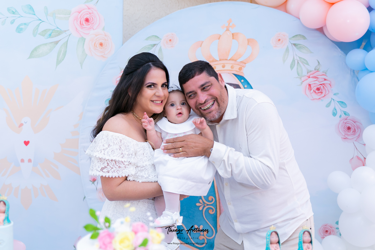 Batizado da Marina - Corcovado Cristo Redentor, Rio de Janeiro - Fotografo infantil de batizado Thiago Antunes em Rio de Janeiro