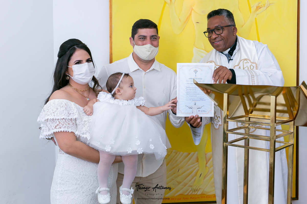 Batizado da Marina - Corcovado Cristo Redentor, Rio de Janeiro - Fotografo infantil de batizado Thiago Antunes em Rio de Janeiro