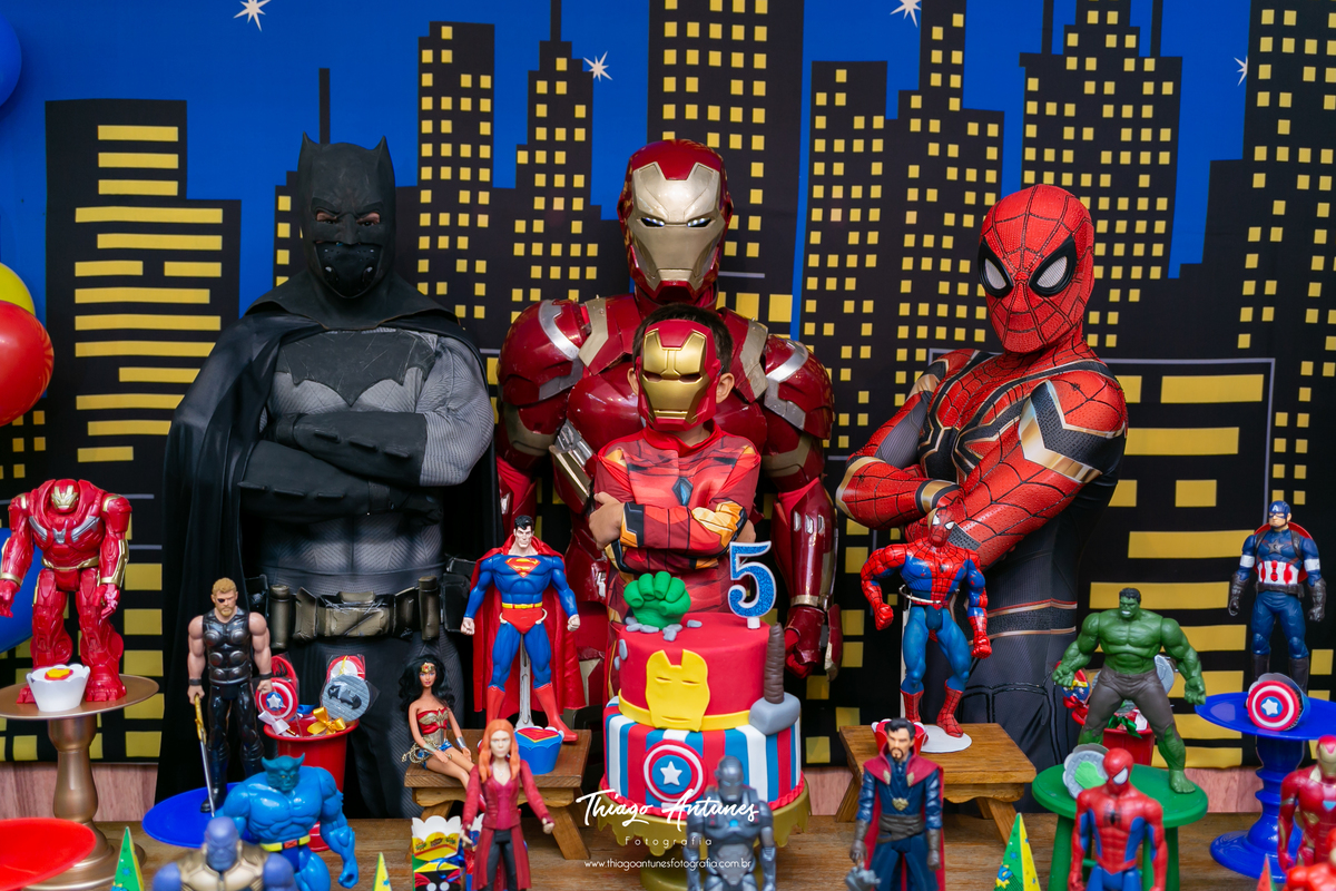 Festa infantil de cinco anos do Guilherme - Tijuca, Rio de Janeiro - Fotografo infantil Thiago Antunes em Rio de Janeiro