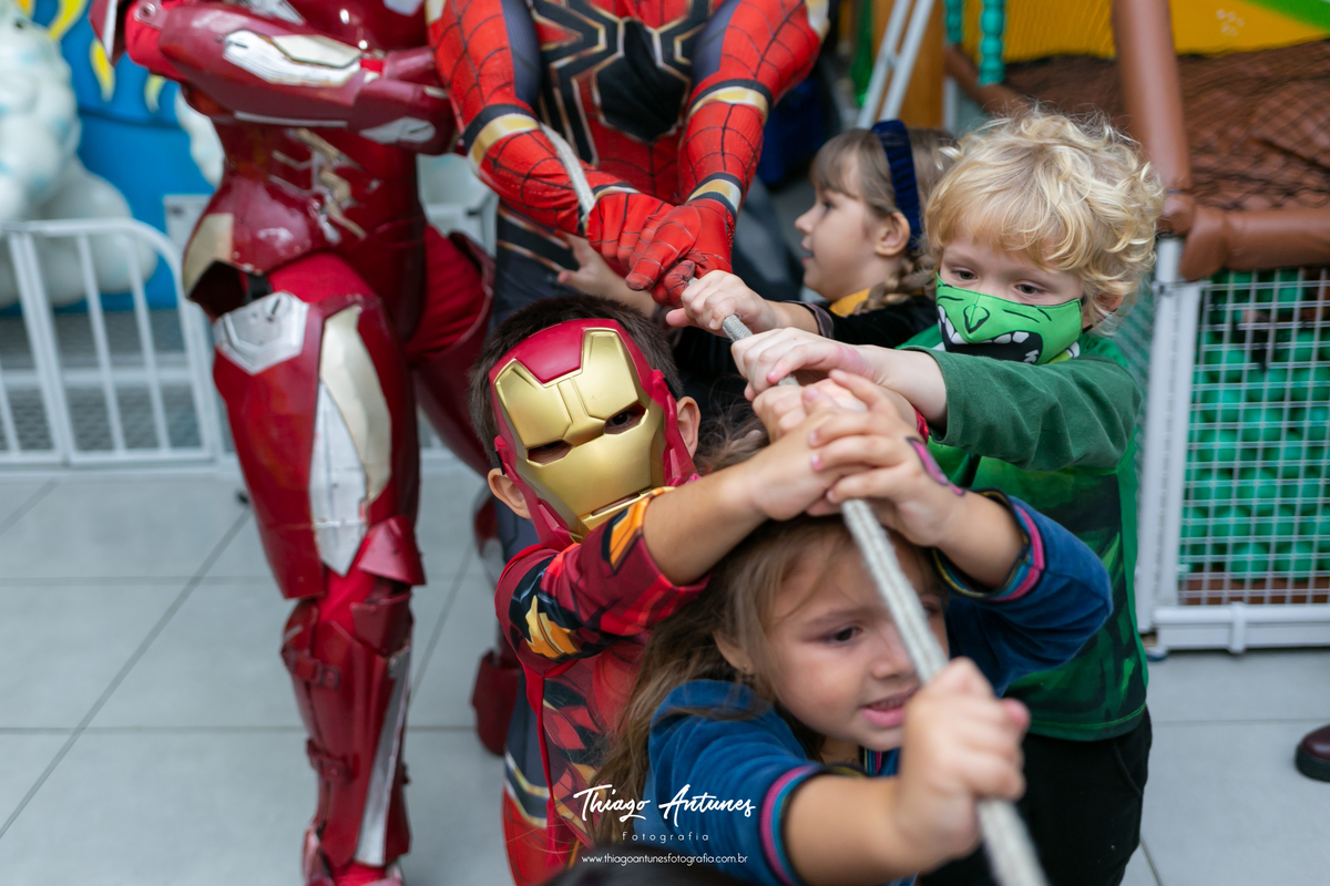 Festa infantil de cinco anos do Guilherme - Tijuca, Rio de Janeiro - Fotografo infantil Thiago Antunes em Rio de Janeiro