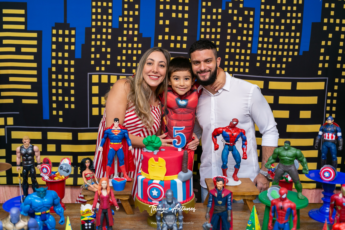 Festa infantil de cinco anos do Guilherme - Tijuca, Rio de Janeiro - Fotografo infantil Thiago Antunes em Rio de Janeiro