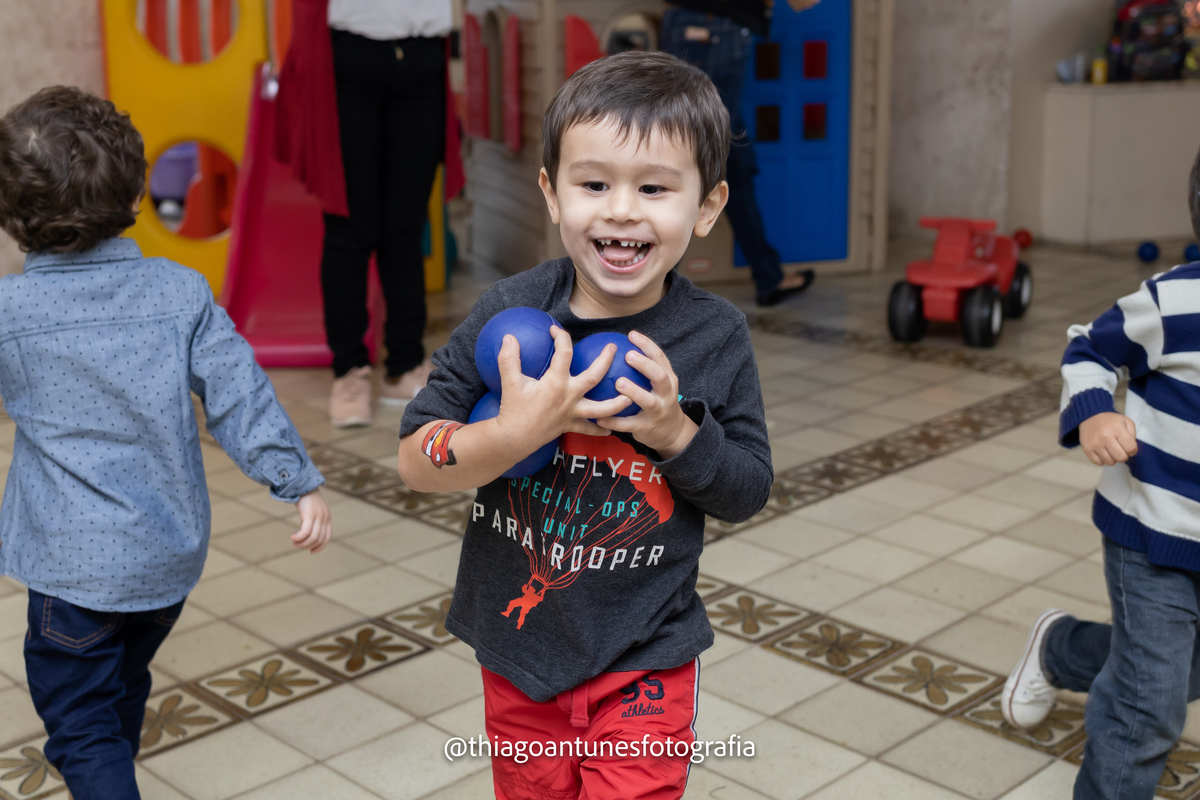 Festa infantil de três anos do Rafael - Lagoa, Rio de Janeiro - Fotografo infantil Thiago Antunes em Rio de Janeiro