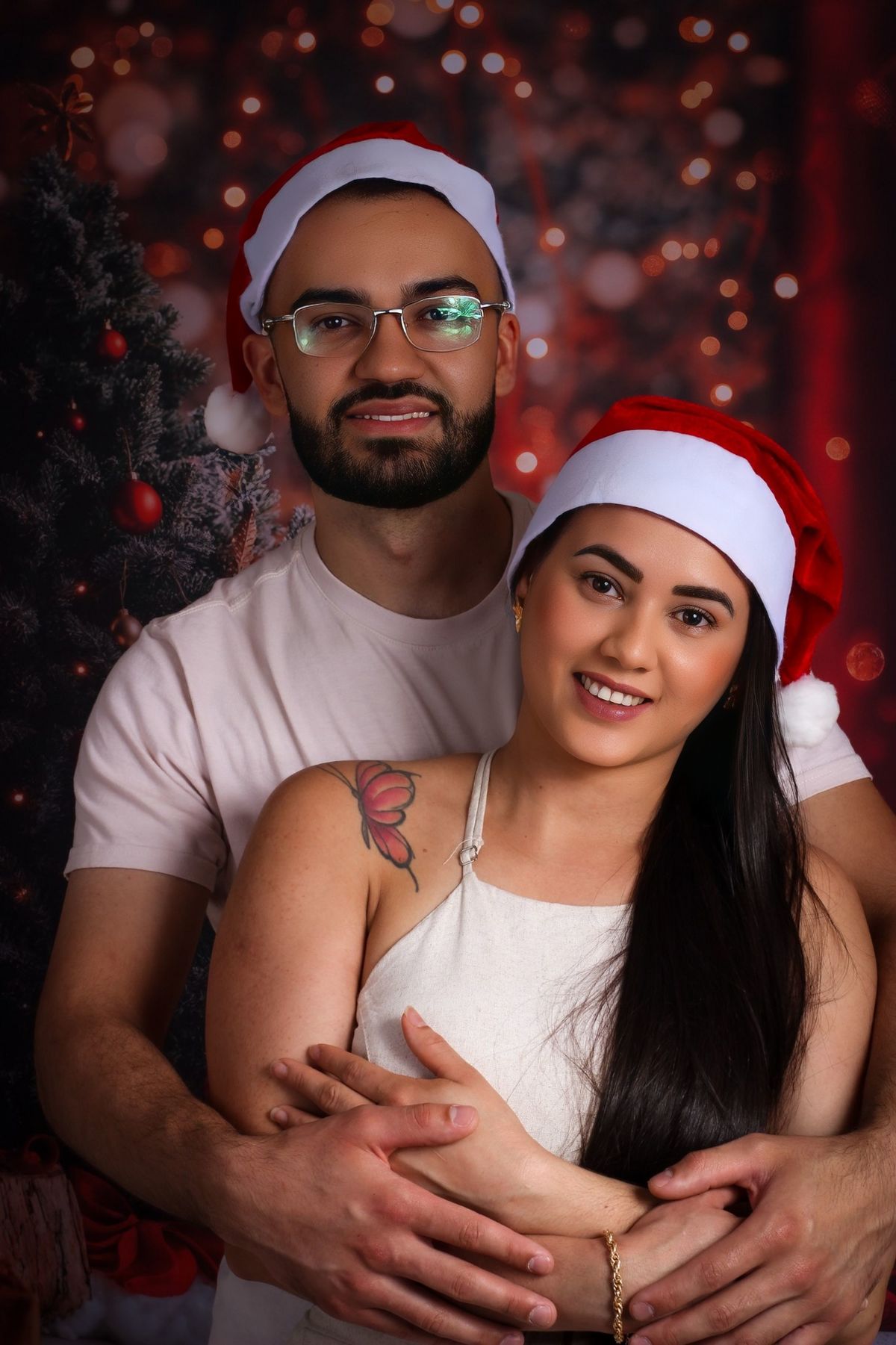 Modelo Ohana e Marido  Ensaio realizado em Estúdio 